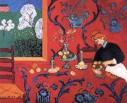 Henri Matisse Red Harmony oil